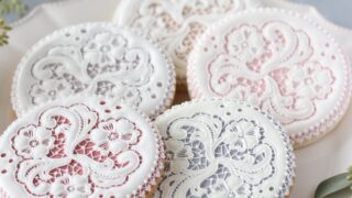 【募集】カットワーク刺繍のアイシングクッキー